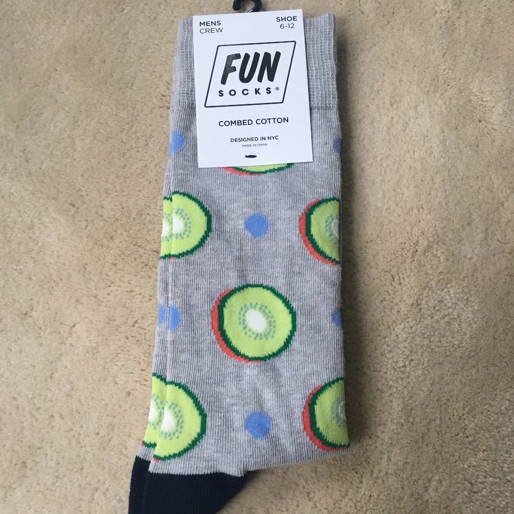 3/$15 Fun Socks (Kiwi)
